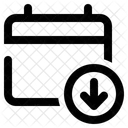 Calendar Download Schedule Icon