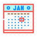 Calendar Pages List Icon