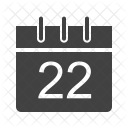 Calendar Icon - Download in Glyph Style