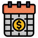 Calendar Dollar Business Icon