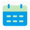 Calendar Date Events Icon