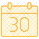Calendar Color Outline Icon Icon