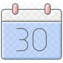 Calendar Awesome Lineal Color Icon Icon