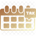 Calendar Tax Payment Icon