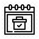 Calendar Schedule Ballot Icon