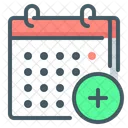 Calendar Date Add Icon