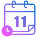 Schedule Calendar Clock Icon