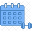 Calendar Gym Calendar Date Icon