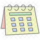 Calendar Lineal Color Icon Icon