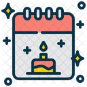 Calendar Date Birthday Icon
