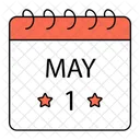 Labor Day Reminder Schedule Planner Icon