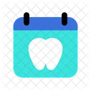 Calendar Visit Dental Icon
