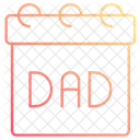 Calendar Dad Fathers Day Icon