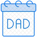 Calendar Dad Fathers Day Icon