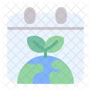 Calendar Earth Mother Earth Day Icon