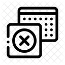 Calendar Cancel Schedule Icon