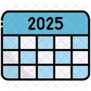 달력 시간 2025 아이콘