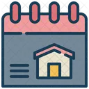 Calendar Home Loan Icon