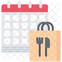 Calendar Bag Food Icon