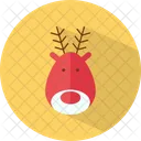 Reindeer Animal Christmas Icon