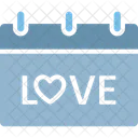 Love Love Calendar Love Day Icon