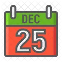Calendar December Xmas Icon