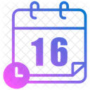 Calendar 16  Icon