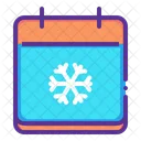Calendar Winter Season Icon