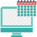 Calendar Time Monitor Icon
