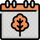 Calendar Autumn Season Icon