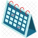 Isometric S Calendar Icon