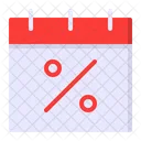 Calendar Date Discount Icon