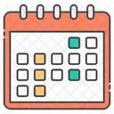 Calendar Planner Yearly Calendar Icon