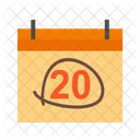 Calendar Marked Date Icon