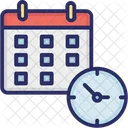 Calendar Clock Schedule Icon