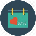 Calendar Love Valentine Icon