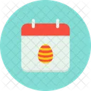 Calendar Date Easter Icon