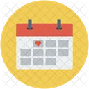 Calendar With Heart Icon