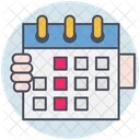 Business Calendar Timetable Icon