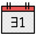 Calendar Time And Date Spooky Icon