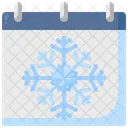 Winter Calendar Season Icon