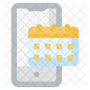 Calendar Mobile Application Time And Date Icon