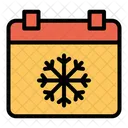 Date Of Snowflake Schedule Planning Icon