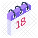 Calendar Reminder Date Icône