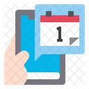 Calendar App Smartphone Icon