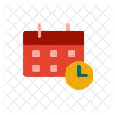 Calendar Time Clock Icon