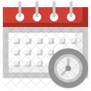 Calendar Schedule Clock Icon