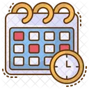 Calendar Clock Deadline Icon