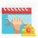 Calendar Labour Day Icon