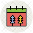 Calendar Wall Christmas Icon